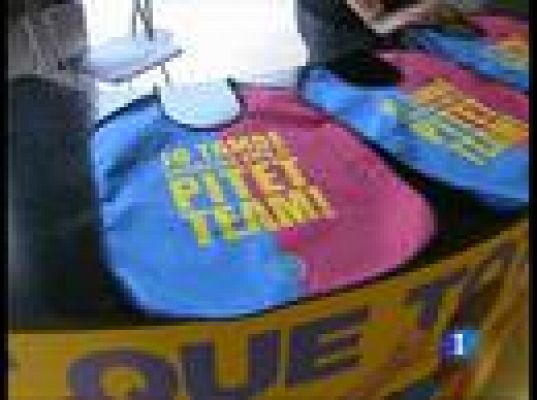  - Un babero para ver jugar al Barça