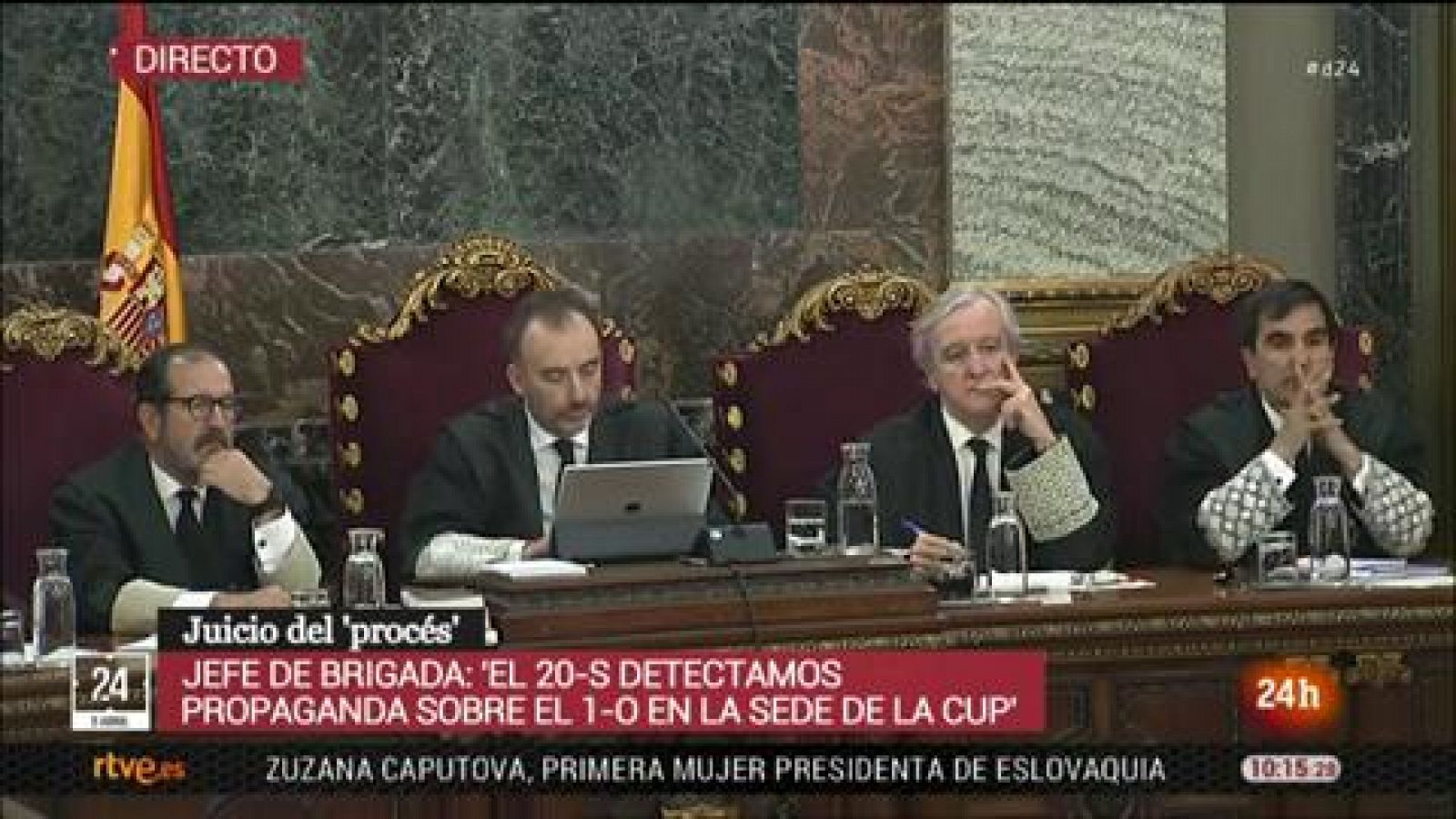 Juicio 'procés': El comisario jefe de Información de la Policía en Cataluña habla de "actitud violenta" en la sede de la CUP el 20S