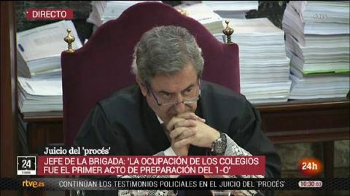 Informativo 24h - El comisario de Información de la Policía en Cataluña justifica el uso de pelotas de goma en la escuela Ramón Llull