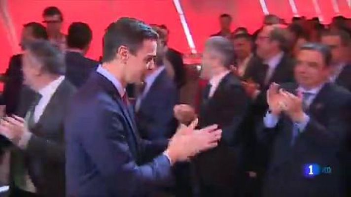 Telediario 1 - Sánchez reclama un "esfuerzo extraordinario" de movilización para el 28A con la campaña "Haz que pase"