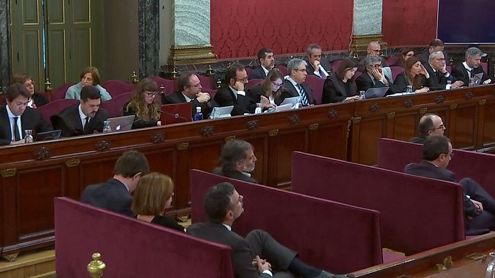 Telediario 1 - El jefe de Información de la Policía en Cataluña declara que fueron espiados por los mossos