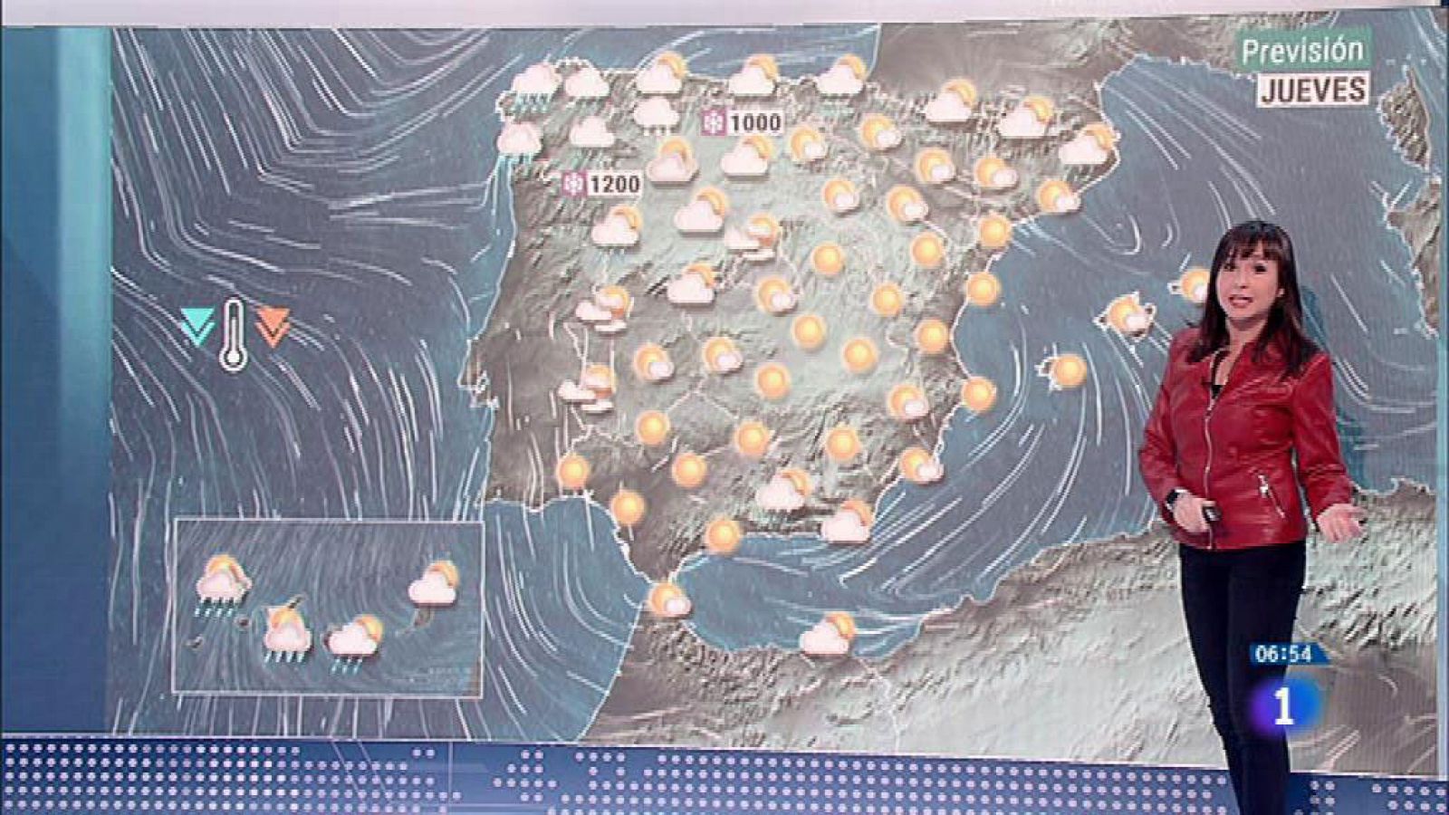 El Tiempo: Hoy heladas en el interior de la mitad norte peninsular y lluvias en Canarias - RTVE.es