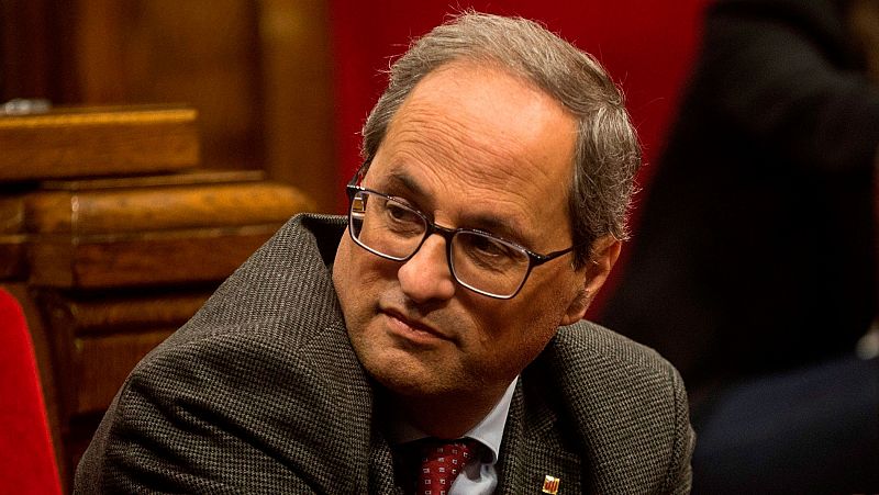 La oposición insta a Torra en el Parlament a convocar elecciones o a someterse a una cuestión de confianza