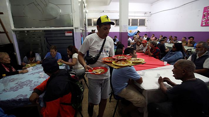 Telediario 1 - La pobreza afecta a más del 30% de argentinos