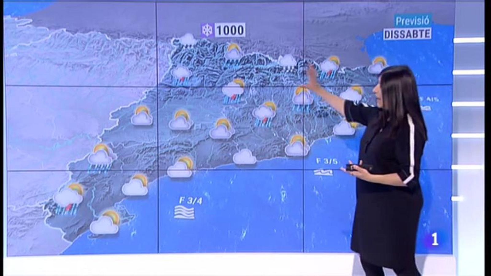 Vídeo sobre el temps a Catalunya el 05/04/2019