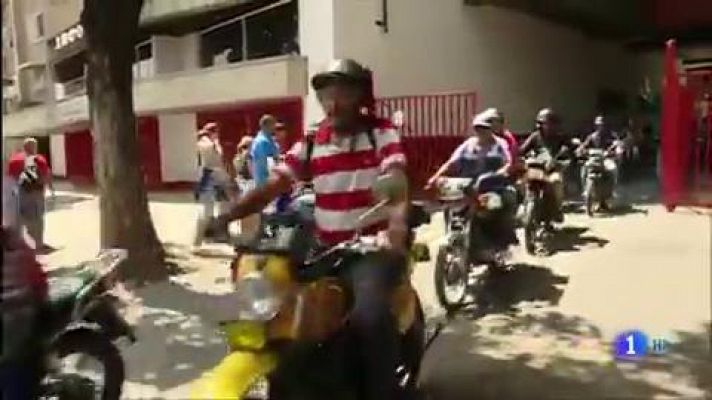 Telediario 1 - Movilizaciones en Venezuela