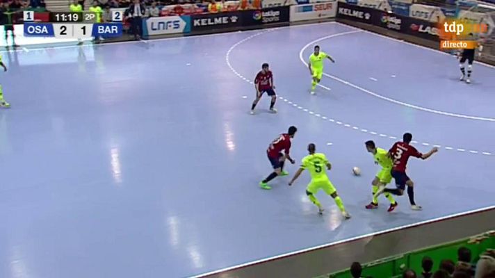 Fútbol Sala - Rafa Usín marca tras un robo por la presión alta | Osasuna Magna 3-1 Barça Lassa