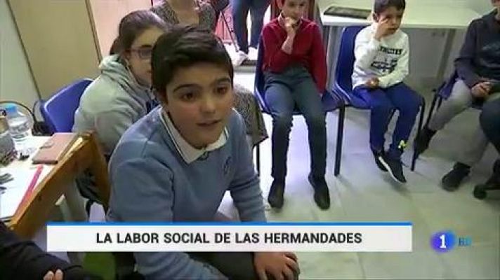 Telediario 1 - La labor social de las hermandades