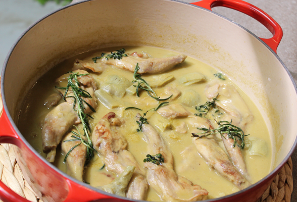 RTVE Cocina - "Guiso de conejo con alcachofas" de Dani García