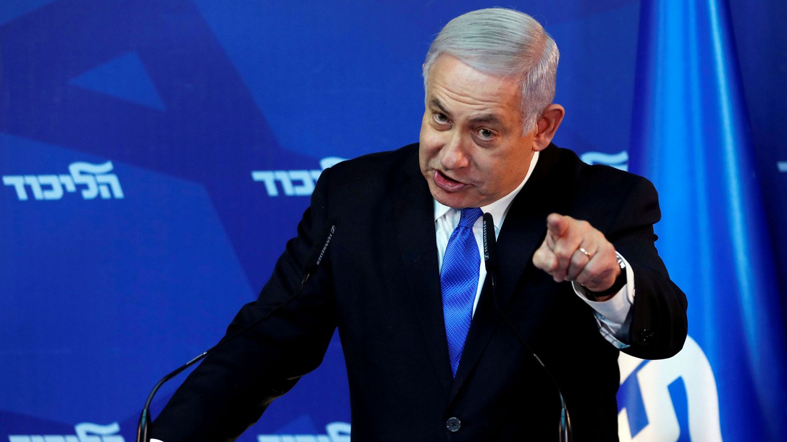 Telediario 1: Netanyahu promete la anexión de partes del territorio palestino ocupado de Cisjordania si resulta reelegido | RTVE Play
