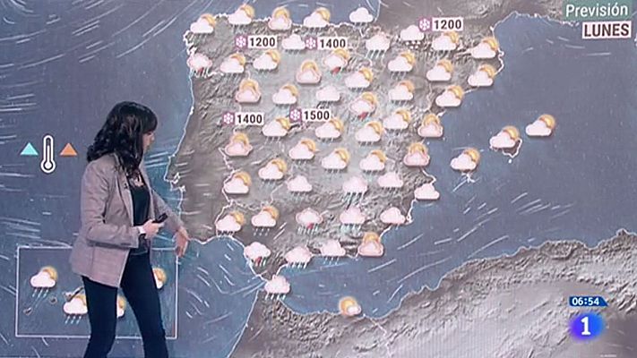 El tiempo - Lluvias y temperaturas al alza