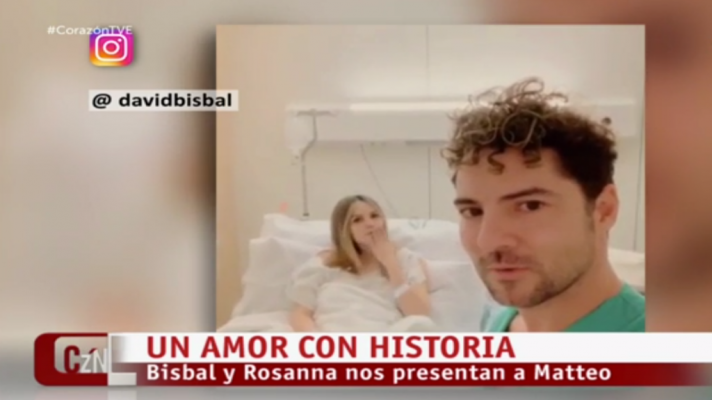 David Bisbal y Rosanna Zanetti dan la bienvenida a su hijo