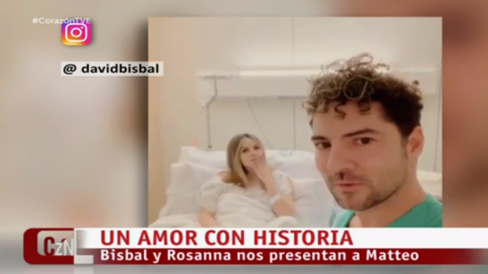  - David Bisbal y Rosanna Zanetti dan la bienvenida a su hijo