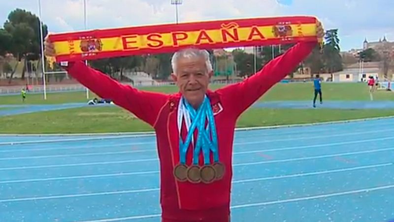 Juan López, tetracampeón del Mundo Máster a sus 75 años