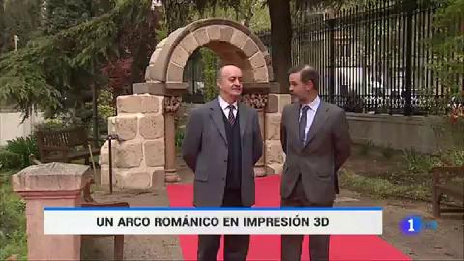 Un arco románico del siglo XII impreso en 3D -RTVE.es | Ver