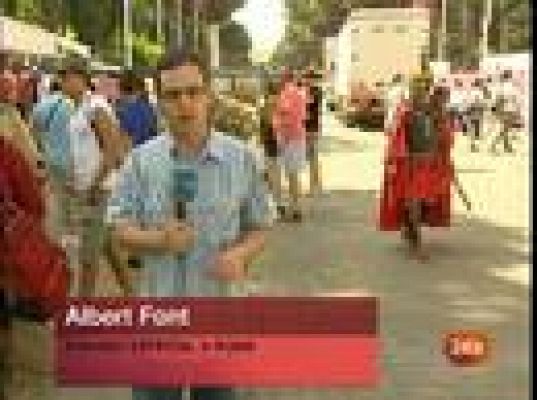  - El Barcelona llega  a Roma