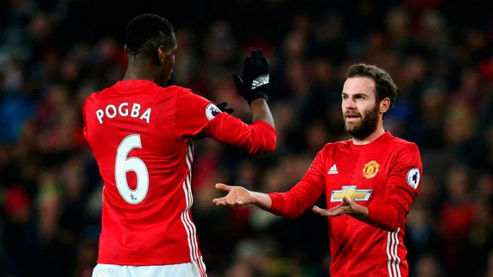 Fútbol - Mata, sobre Pogba: "La gente está hablando más de la temporada que viene pero él está tranquilo"