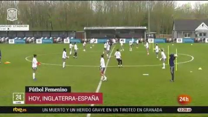 Telediario 1 - España, a ganar a Inglaterra en un amistoso