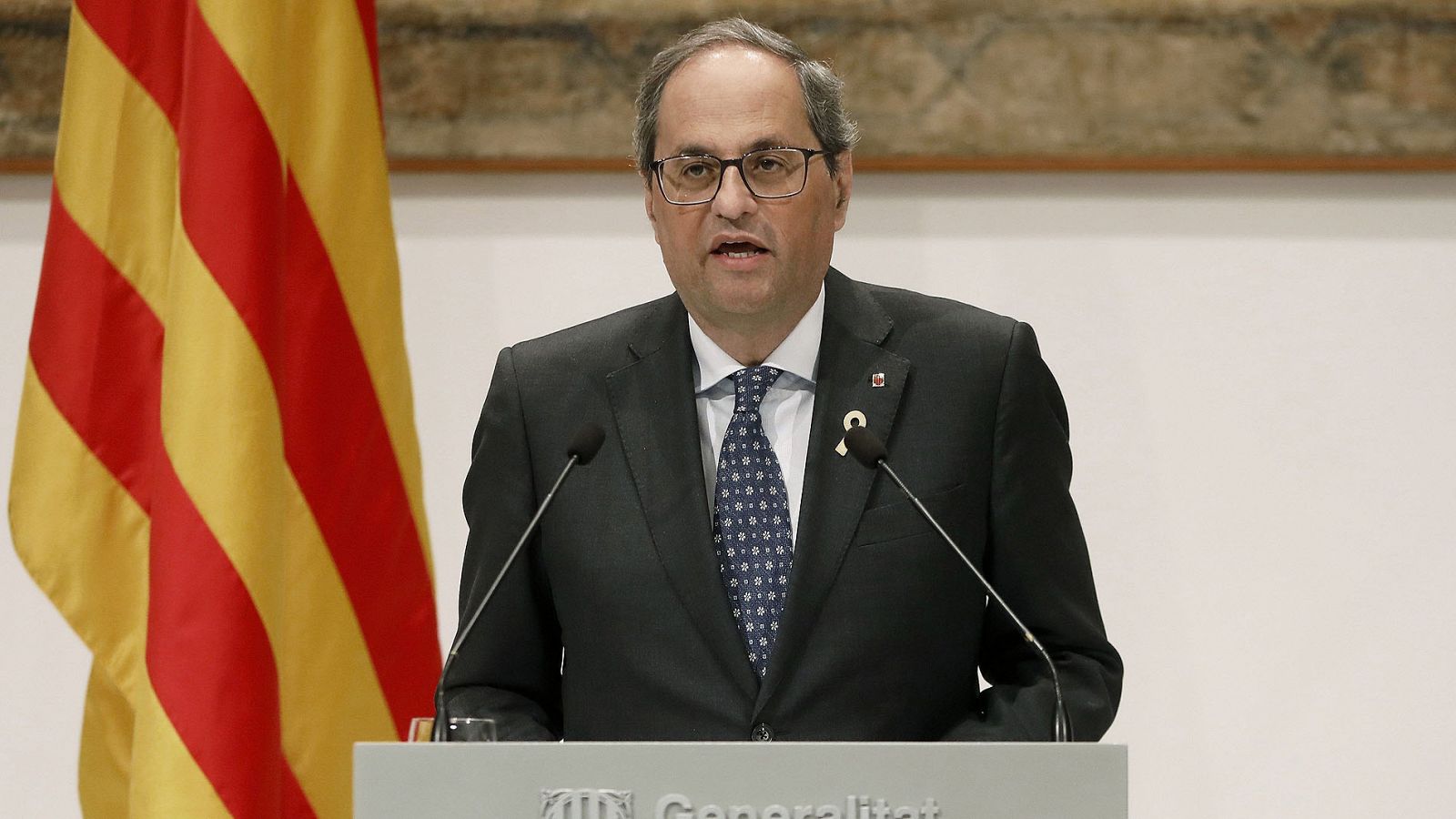 Cataluña - Torra denuncia un "estado de excepción judicial" contra el independentismo - RTVE.es
