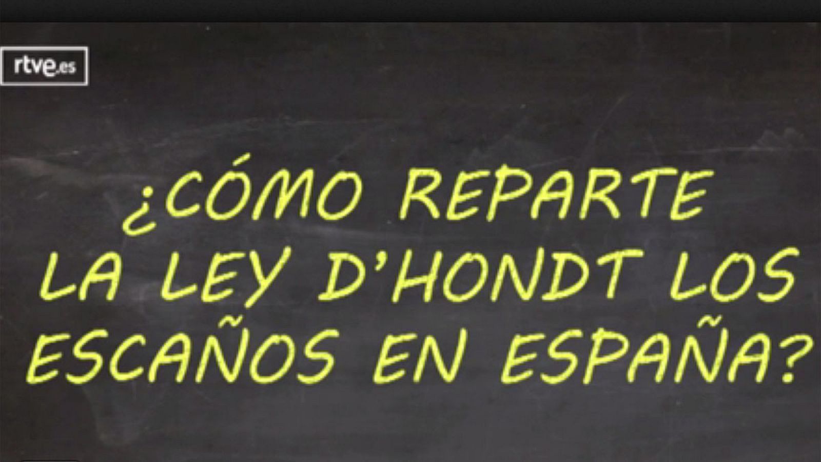 Elecciones Generales 2019: ¿Cómo funciona la Ley D'Hondt? - Modo Digital | Ver