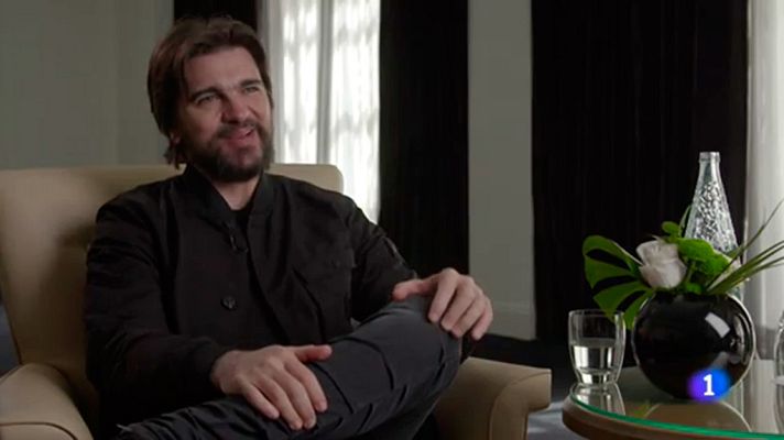 Telediario 1 - Juanes presenta en Madrid su nueva canción: "La Plata"
