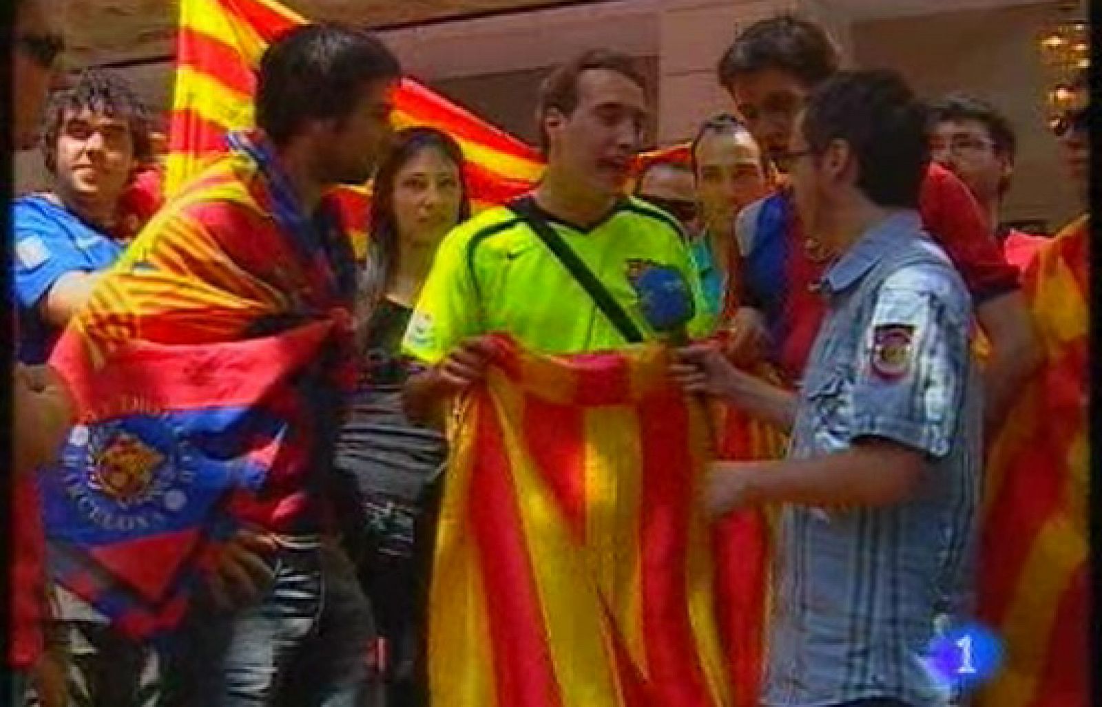 Els aficionats a Roma - L'Informatiu | Veure