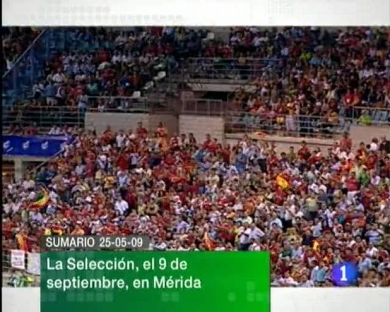 Noticias de Extremadura. Informativo de Extremadura. 25/05/09