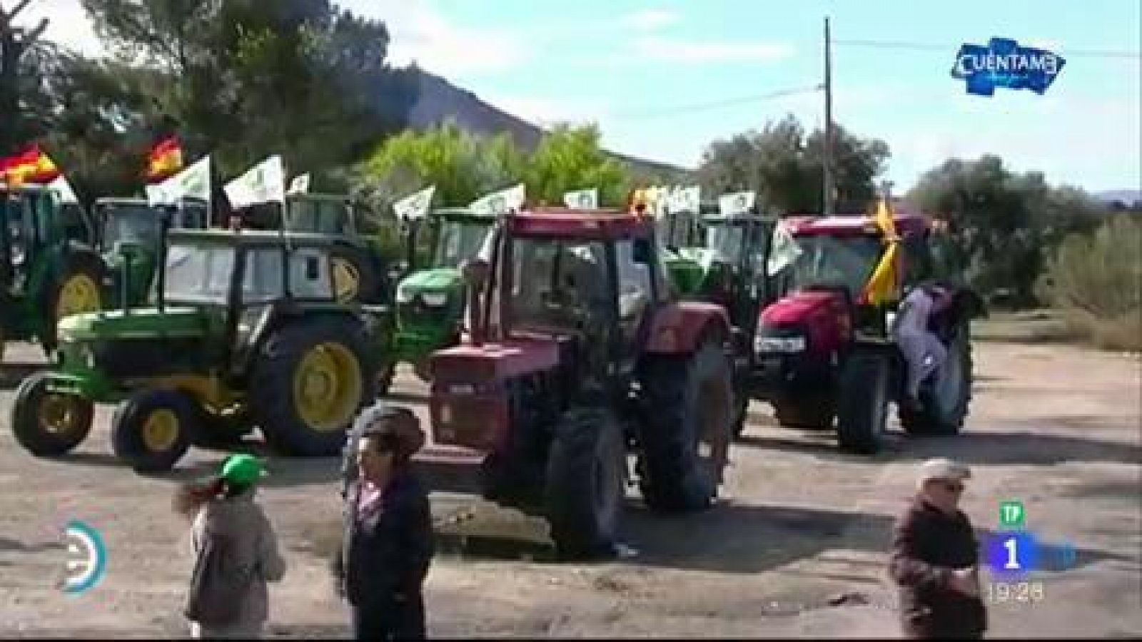 Tractorada reivindicativa en Toledo