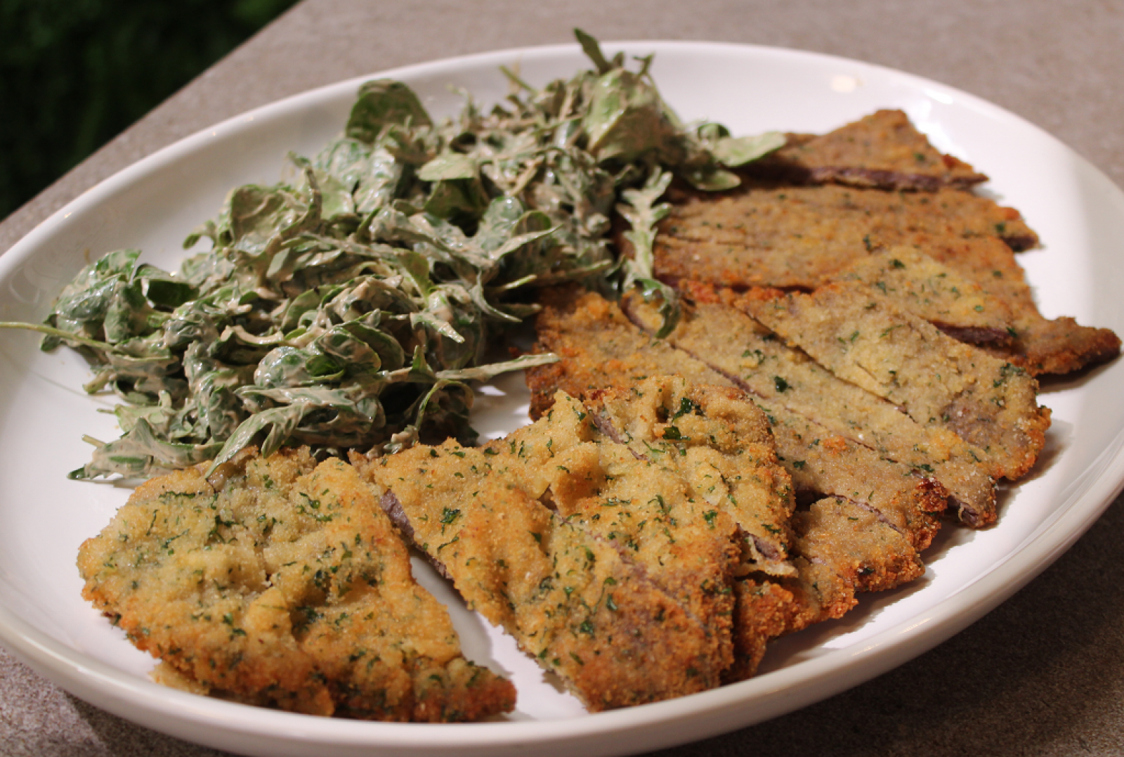 "Escalope a la milanesa" de Dani García