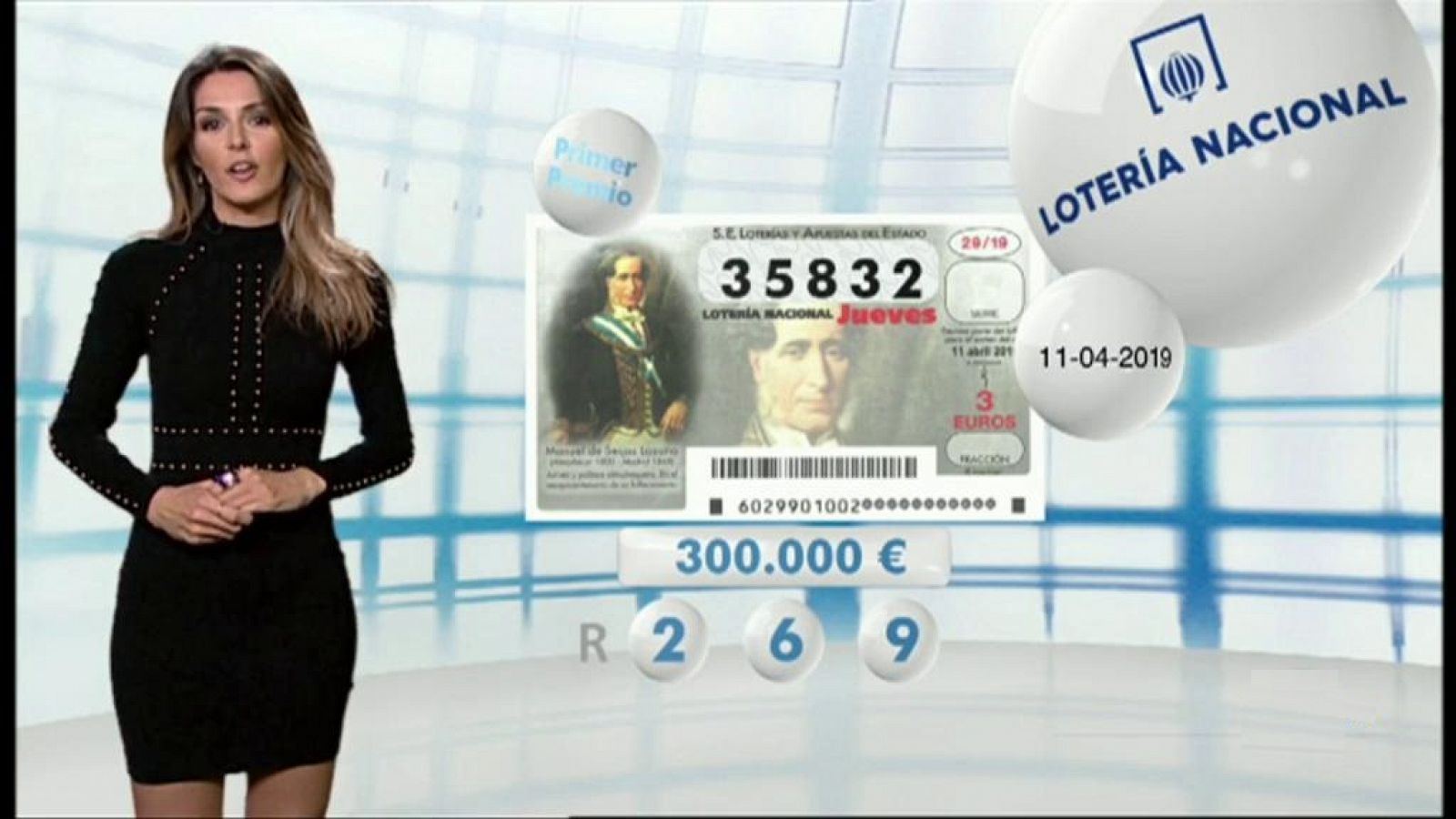 Loterías: Lotería Nacional + La Primitiva + Bonoloto - 11/04/19 | RTVE Play