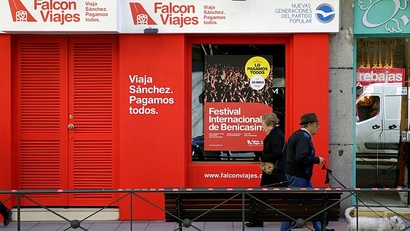 Primer día de campaña electoral: el PSOE anuncia que denunciará al PP por su vídeo del 'Falcon viajes' 