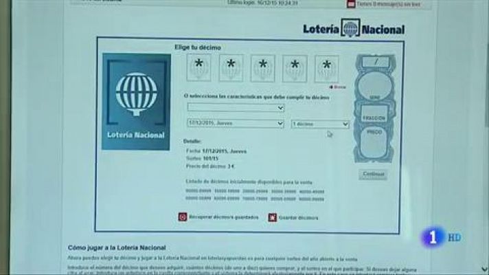 Loterías y Apuestas del Estado tendrá que dejar de vender décimos por internet