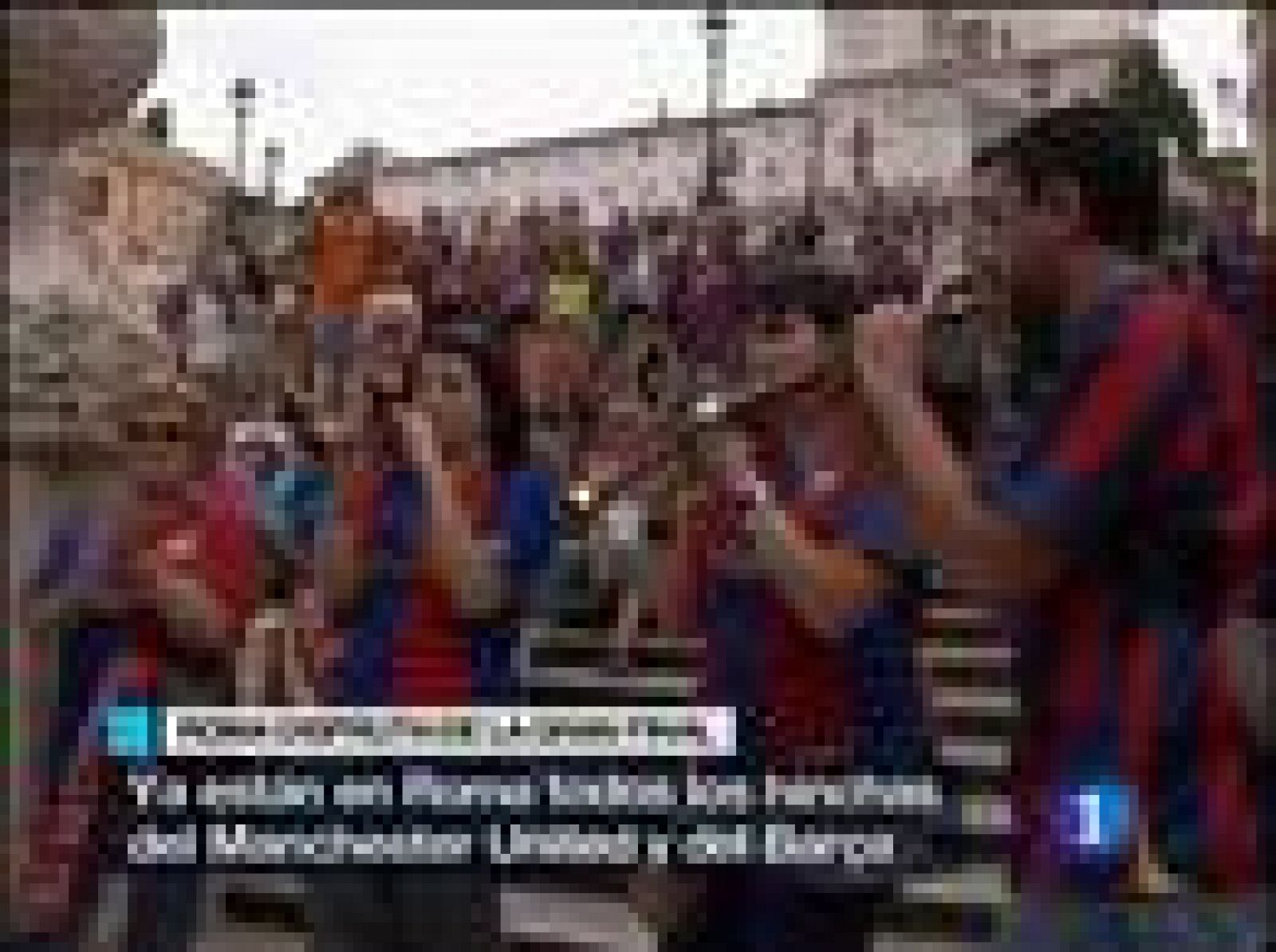 Los hinchas toman Roma - Champions League | Ver