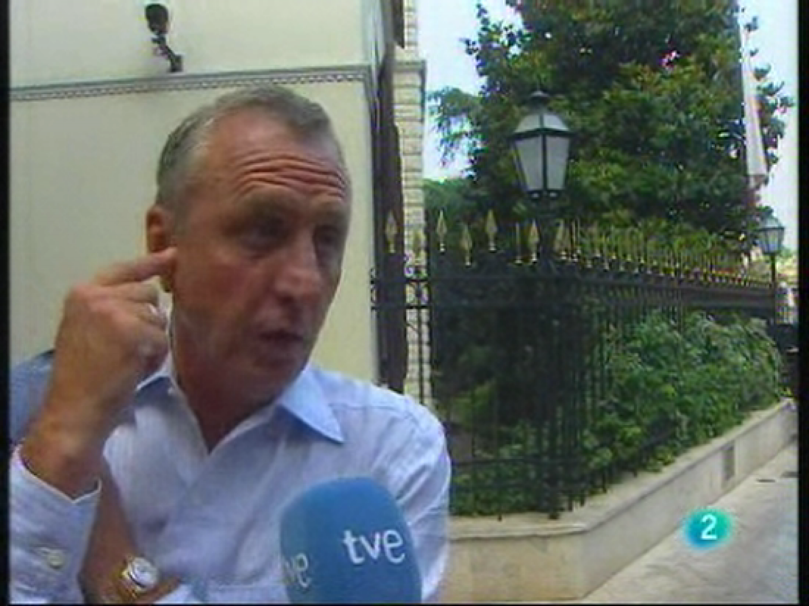 Cruyff alaga a Guardiola, en exclusiva per a TVE