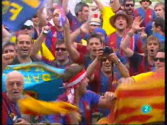 Champions League - Roma, capital del barcelonisme