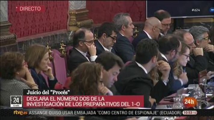 Informativo 24h - La Guardia Civil señala que Trapero era "imprescindible en la estrategia independentista"