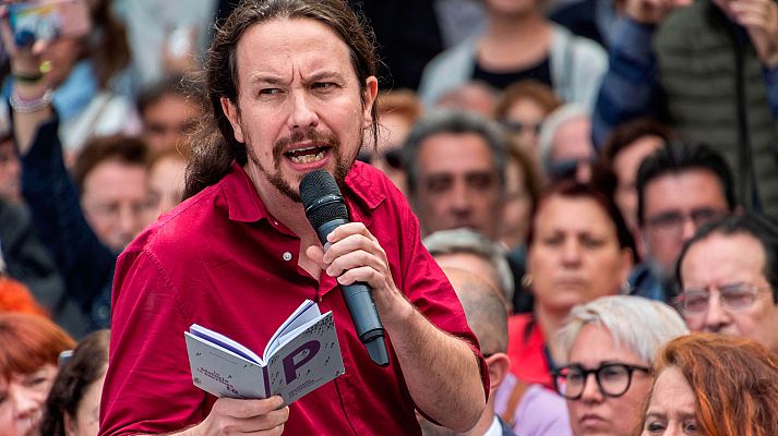 Telediario 1 - Iglesias critica que "algunos prefieran hablar de ETA" en lugar de medidas concretas