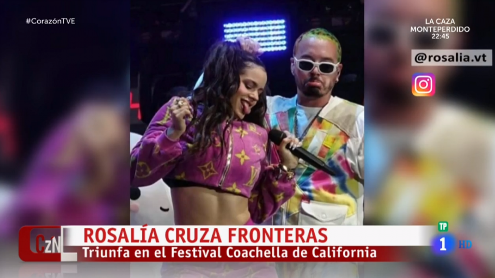 Rosalía deslumbra en Coachella