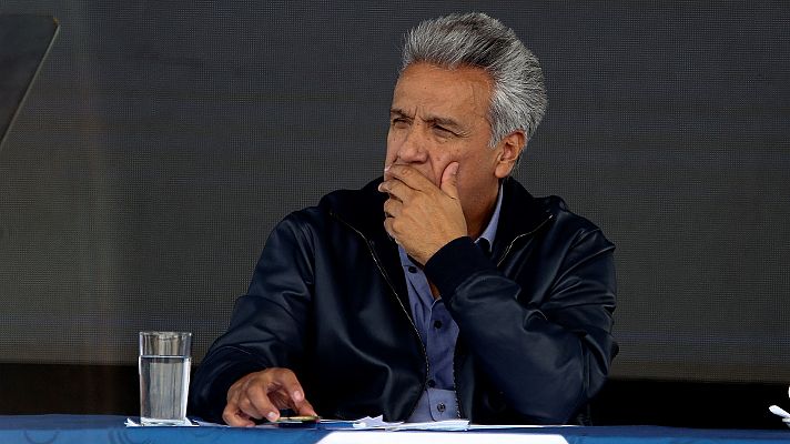 Telediario 1 - El presidente de Ecuador acusa a Assange de espionaje