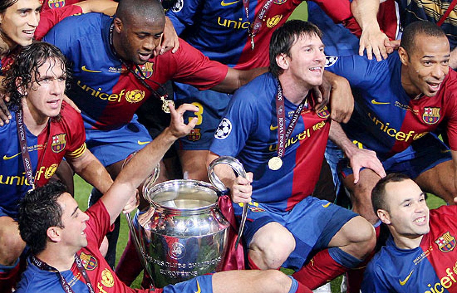 El Barcelona se ha convertido en el quinto equipo de Europa en conseguir el triplete. 