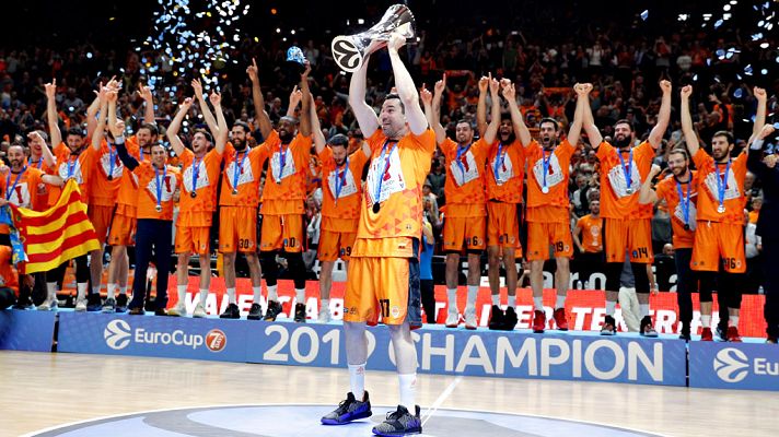 Telediario 1 - Cuarta Euro Cup para el Valencia Basket