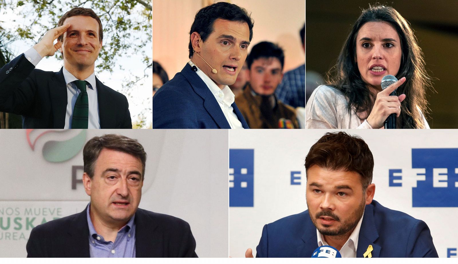 Elecciones generales 2019 | Los partidos políticos reaccionan a la oferta de un debate a cuatro en RTVE