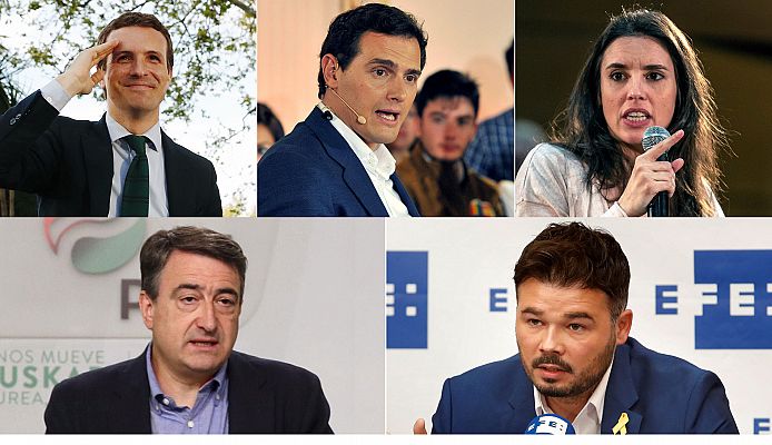 Los partidos políticos reaccionan a la oferta de un debate a cuatro en RTVE
