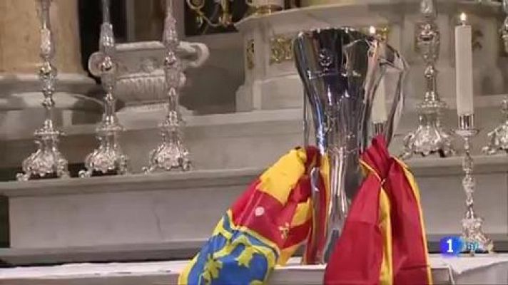 Telediario 1 - El Valencia Basket celebra su Eurocup