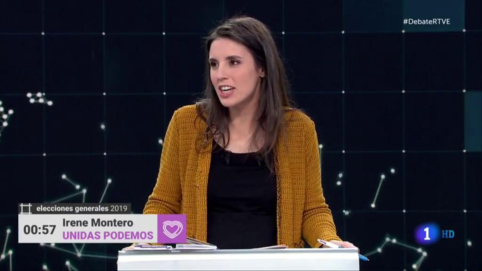Irene Montero: "En tiempos difíciles se demuestra lo que es cada uno"