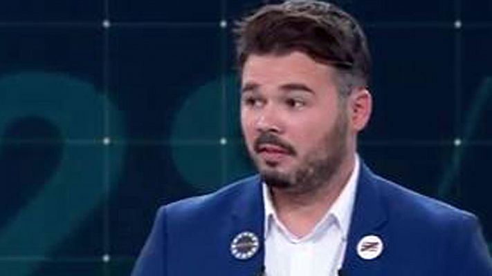 Especiales informativos - Rufián y Arrimadas se enfrentan por el cumplimiento del 155
