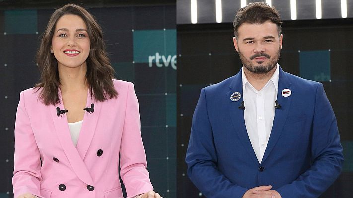 Especiales informativos - Rufián a Arrimadas: "Modérate, que el PSOE no te va a hacer ministra de Defensa"