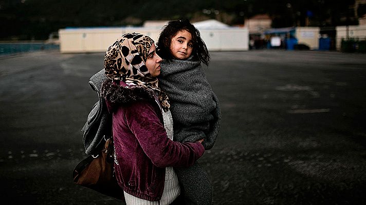 Mujeres en busca de refugio
