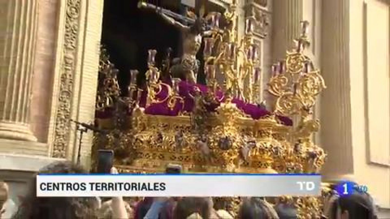 Telediario 1: Las cofradías, pendientes de las previsiones de lluvia este Martes Santo | RTVE Play