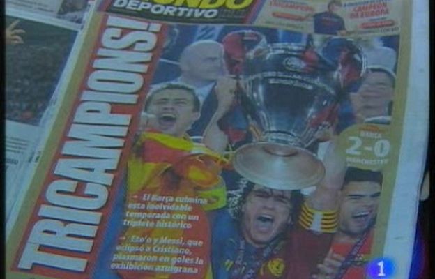 L'Informatiu - Portades dels diaris